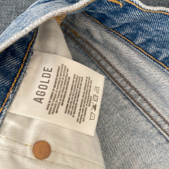 AGOLDE Jean Shorts Parker Size 29 - Picture 6 of 8